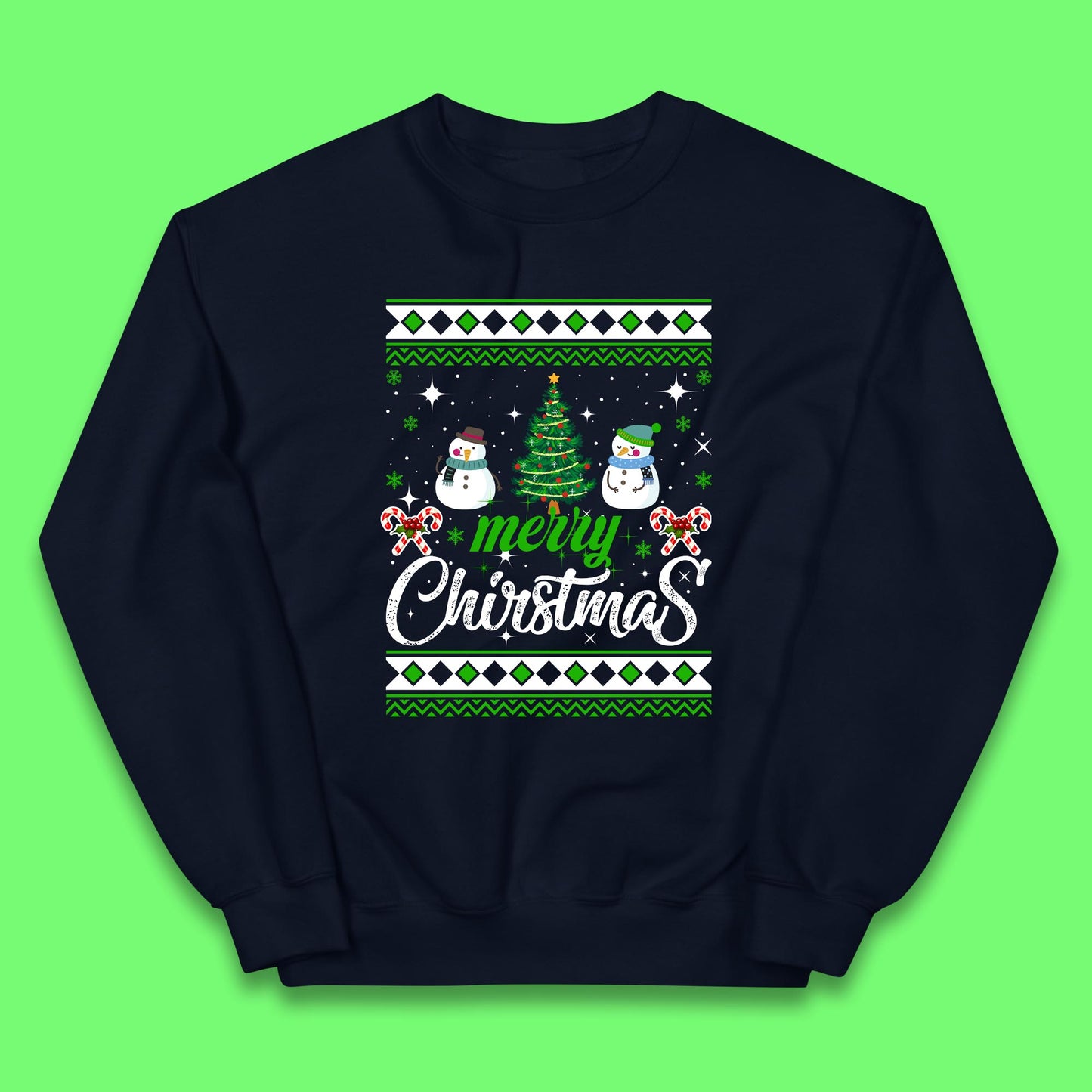 christmas jumper snowman