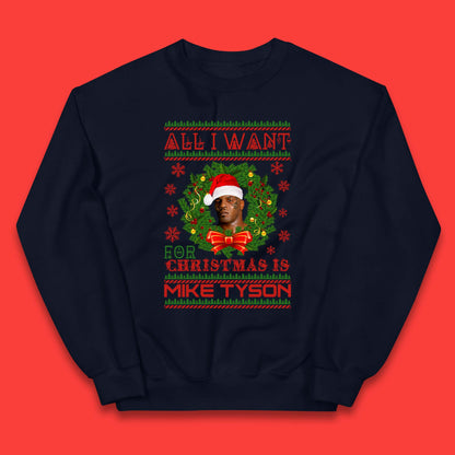 Mike Tyson Christmas Kids Jumper