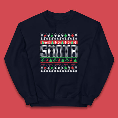 santa claus christmas jumper