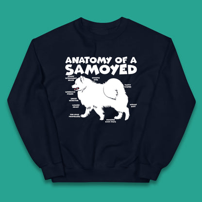 Samoyed Puppies Kids Sweatshirt
