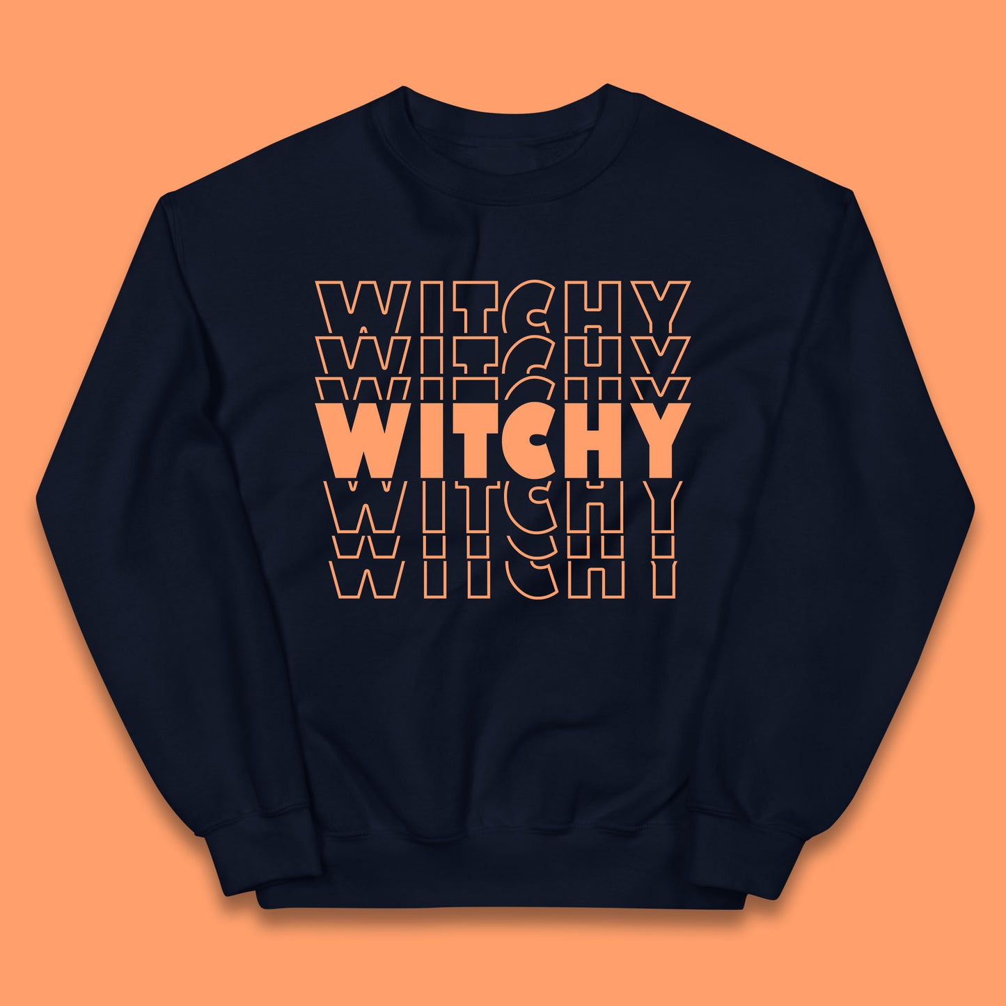 Witchy Halloween Witches Spooky Witch Vibes Witchy Aesthetic Halloween Party Kids Jumper