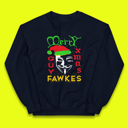 anonymous mask christmas jumper