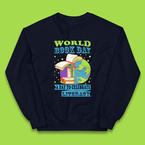 World Book Day A Day To Celebrate Literacy Kids Jumper
