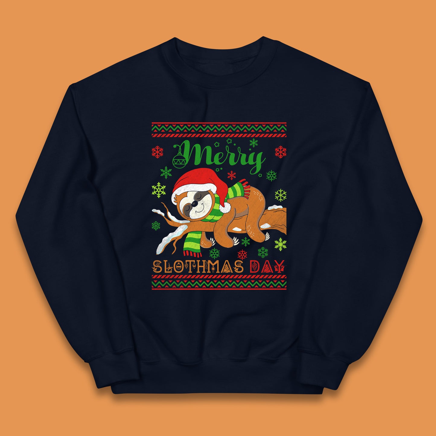 sloth christmas jumper