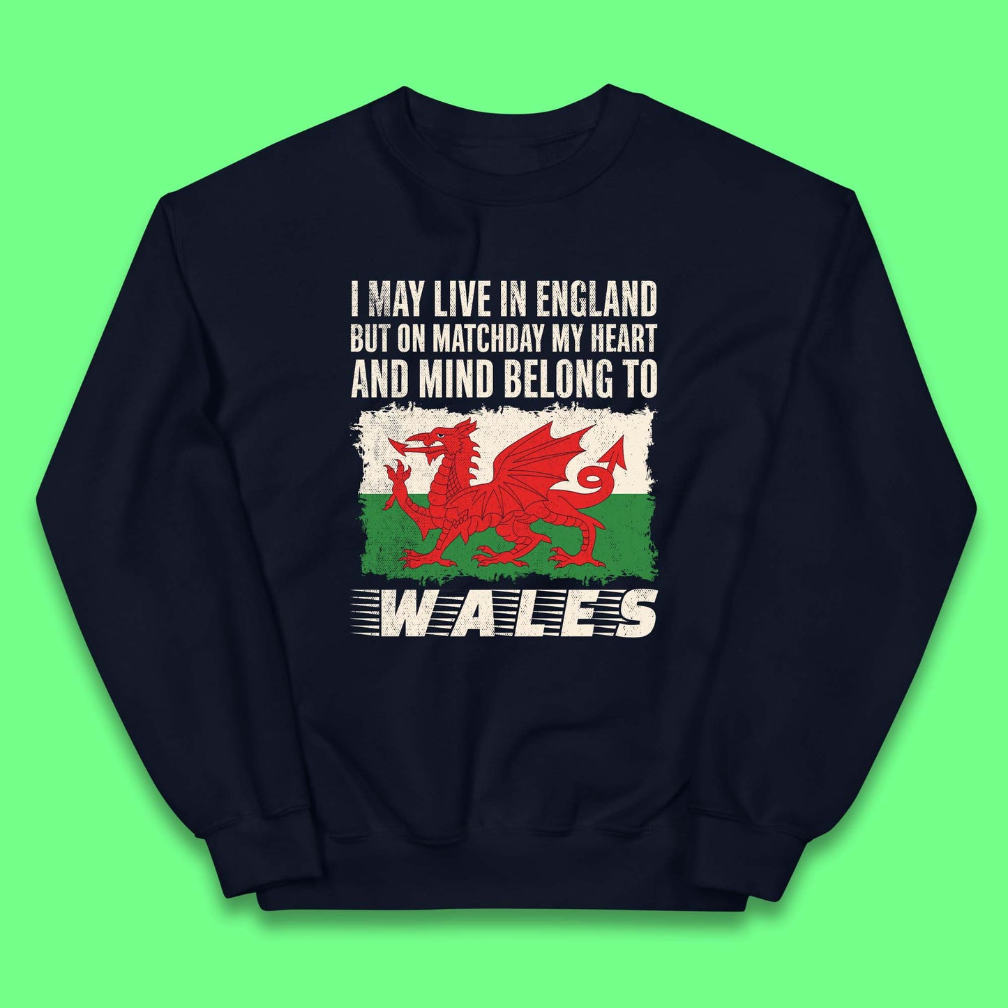 Childrens Wales Football Team Jumper