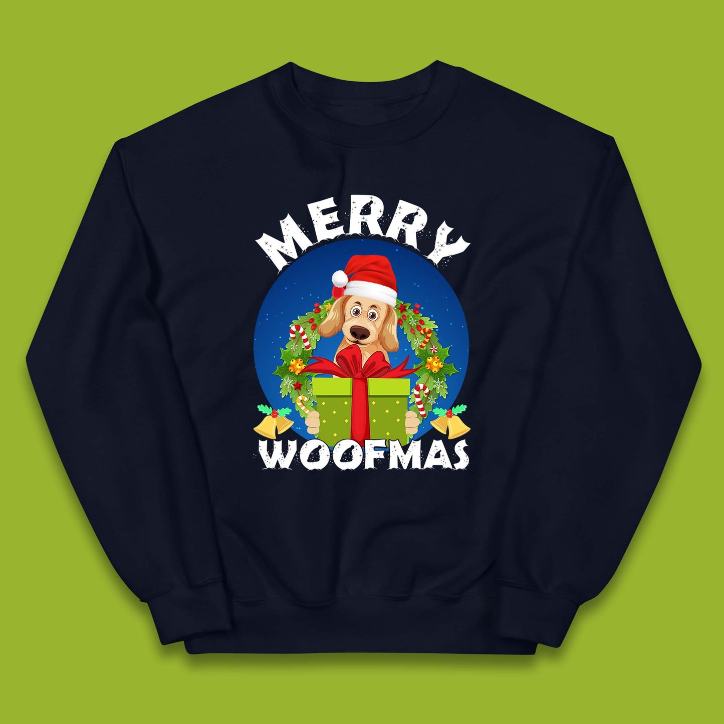 merry woofmas jumper