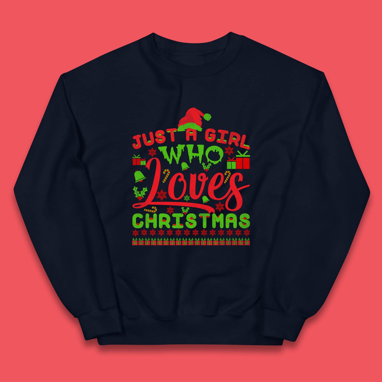just a girl who loves christmas jumper