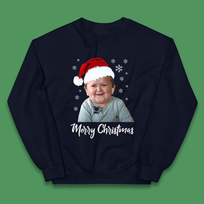Santa Hasbulla Merry Christmas Kids Jumper
