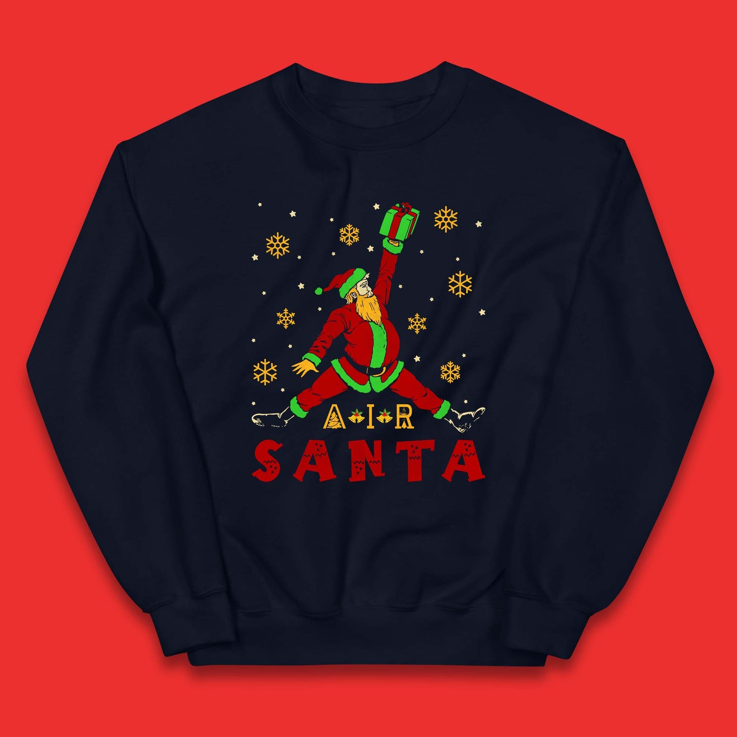 Air Santa Christmas Kids Jumper