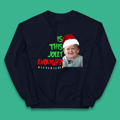 Jolly Enough Hasbulla Christmas Kids Jumper