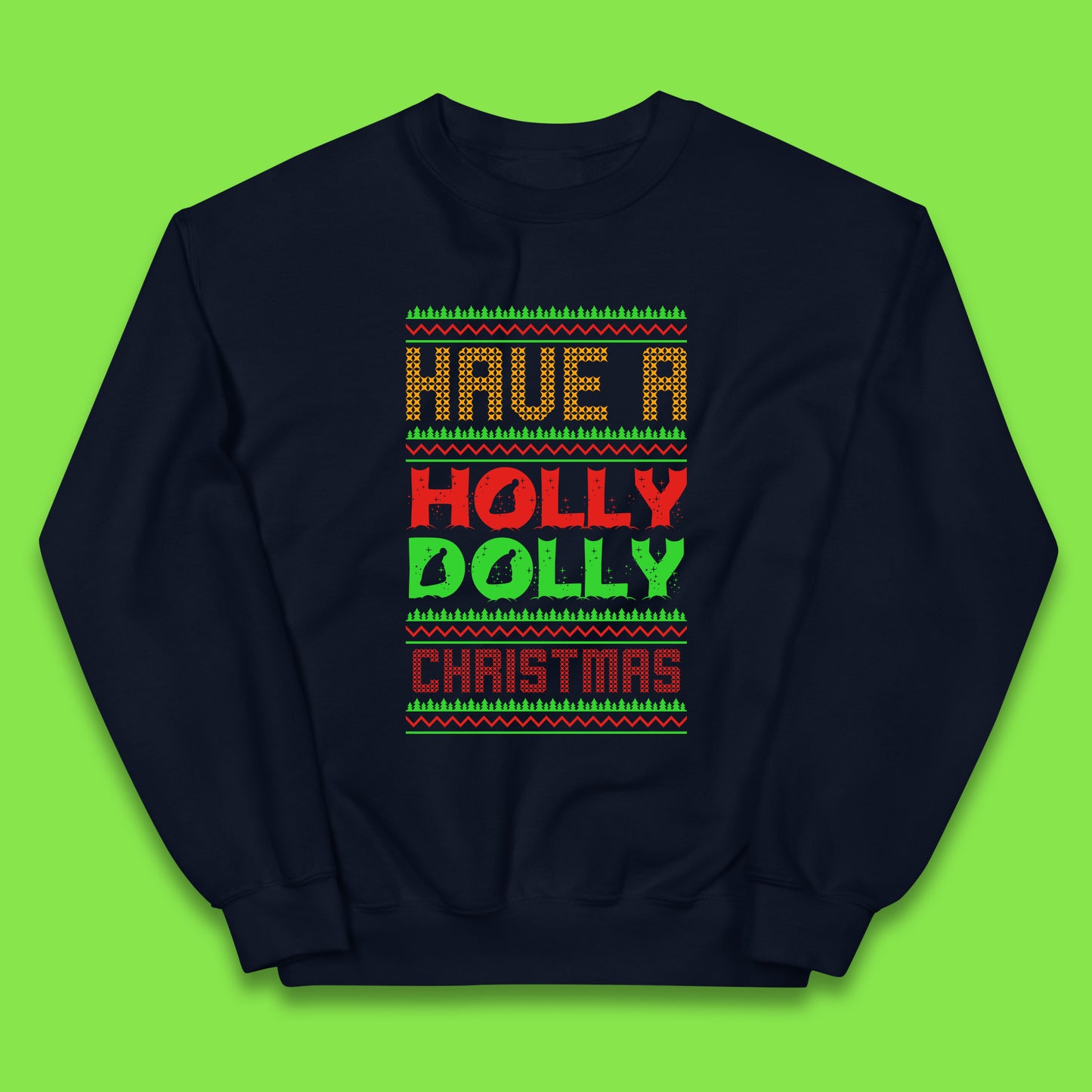 holly dolly christmas jumper
