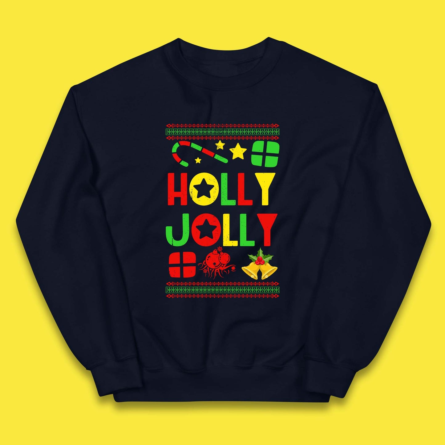 holly jolly christmas jumper