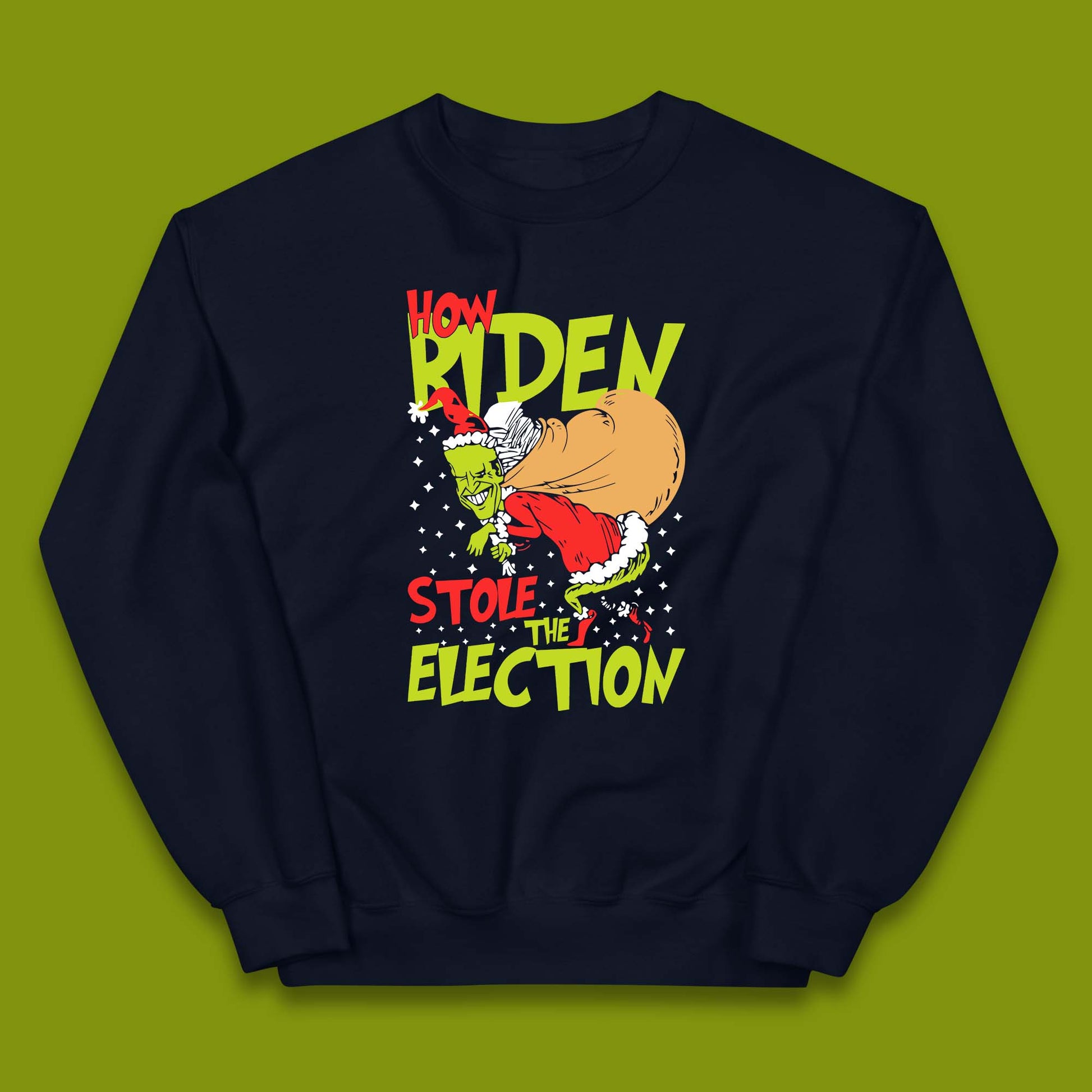 biden stole election kids jumper