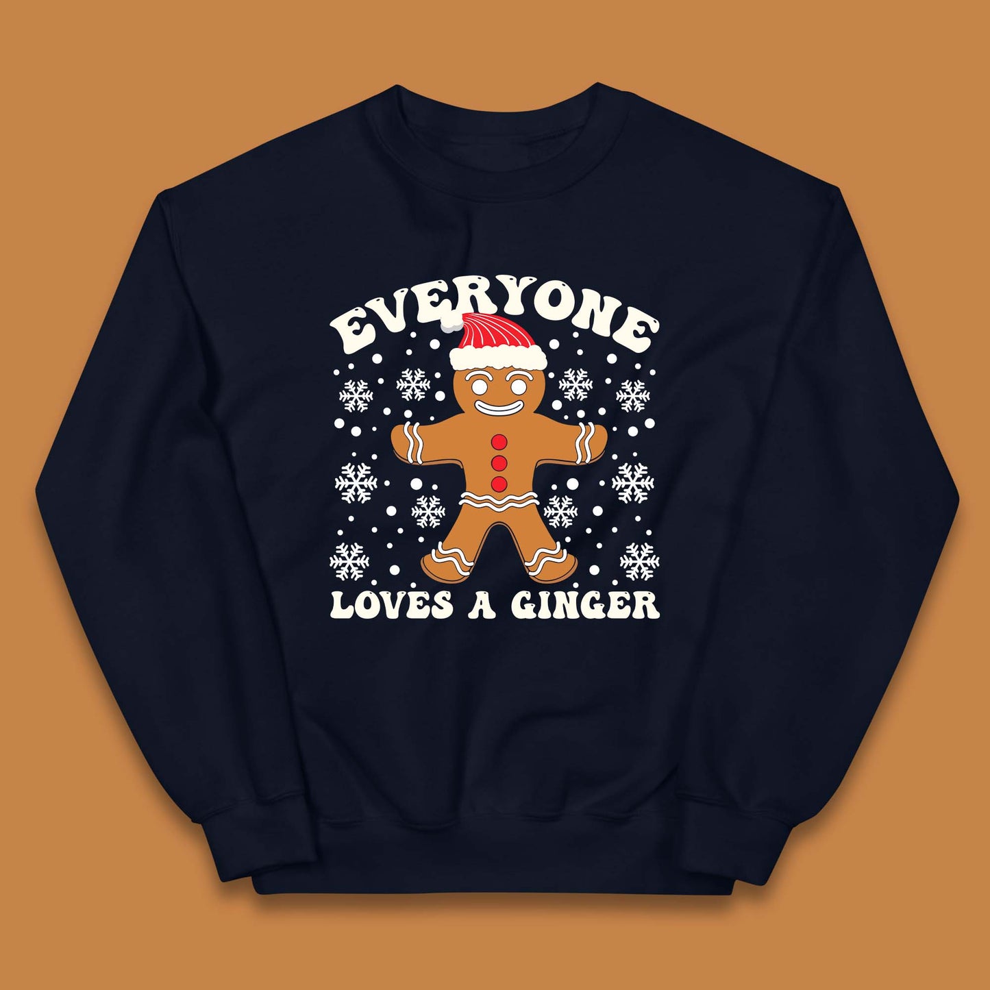 Gingerbread Christmas Kids Jumper