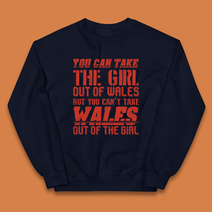 The Girl Out Of Wales Kids Jumper