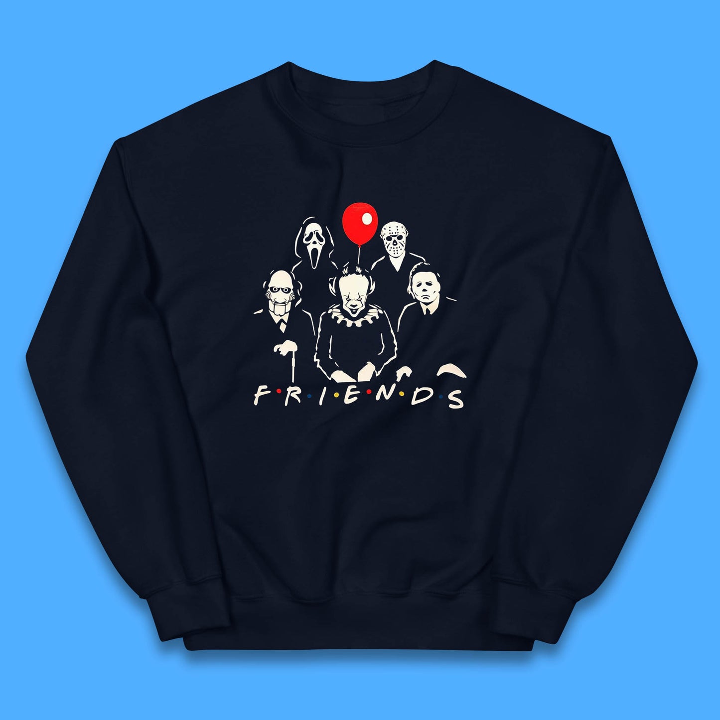 Halloween Friends Horror Movie Killers Characters Halloween Villians Kids Jumper