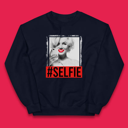 Marilyn Monroe #selfie American Actress Model Singer Hollywood Stars Kids Jumper