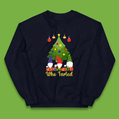 who farted christmas gnomes funny jumper