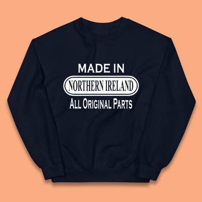Made in Northern Ireland All Original Parts Kids Jumper