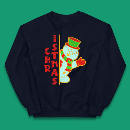 Christmas Snowman Kids Jumper