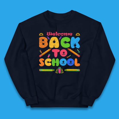 Welcome Back To School Return to the Halls of Learning School Study Gift Kids Jumper