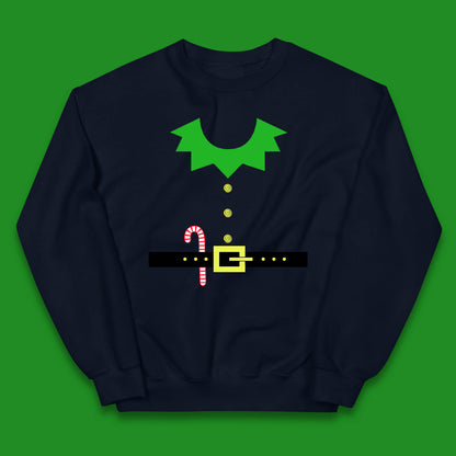 christmas elf costume christmas candy jumper