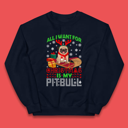 christmas pitbull jumper