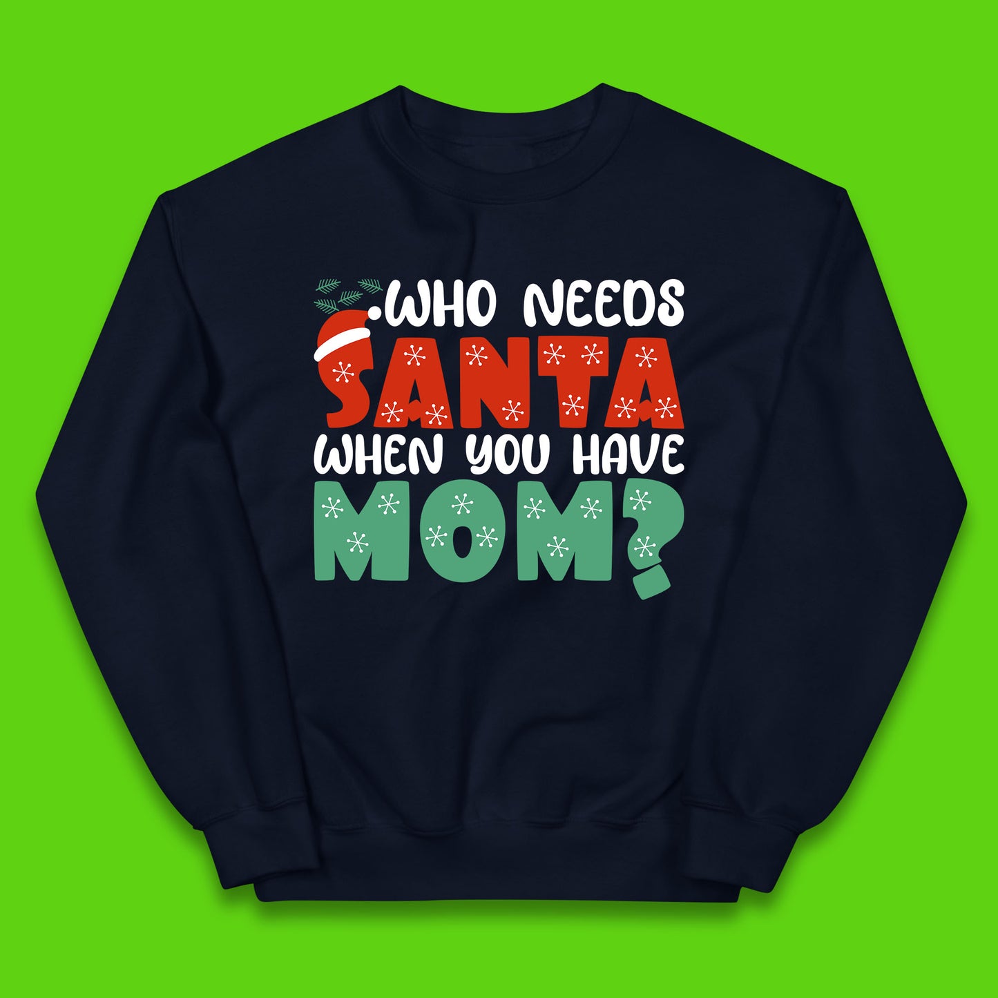 santa mom christmas jumper