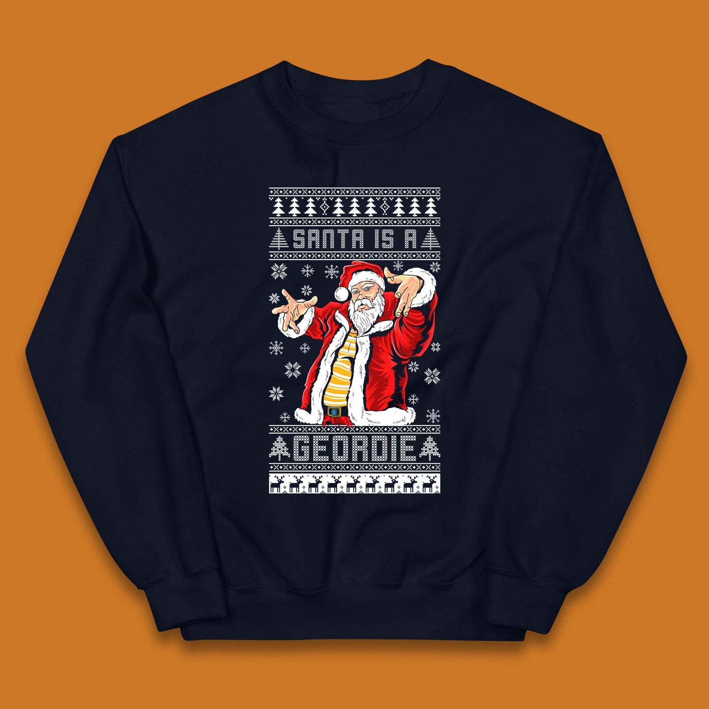 Santa Is A Gerodie Christmas Kids Jumper