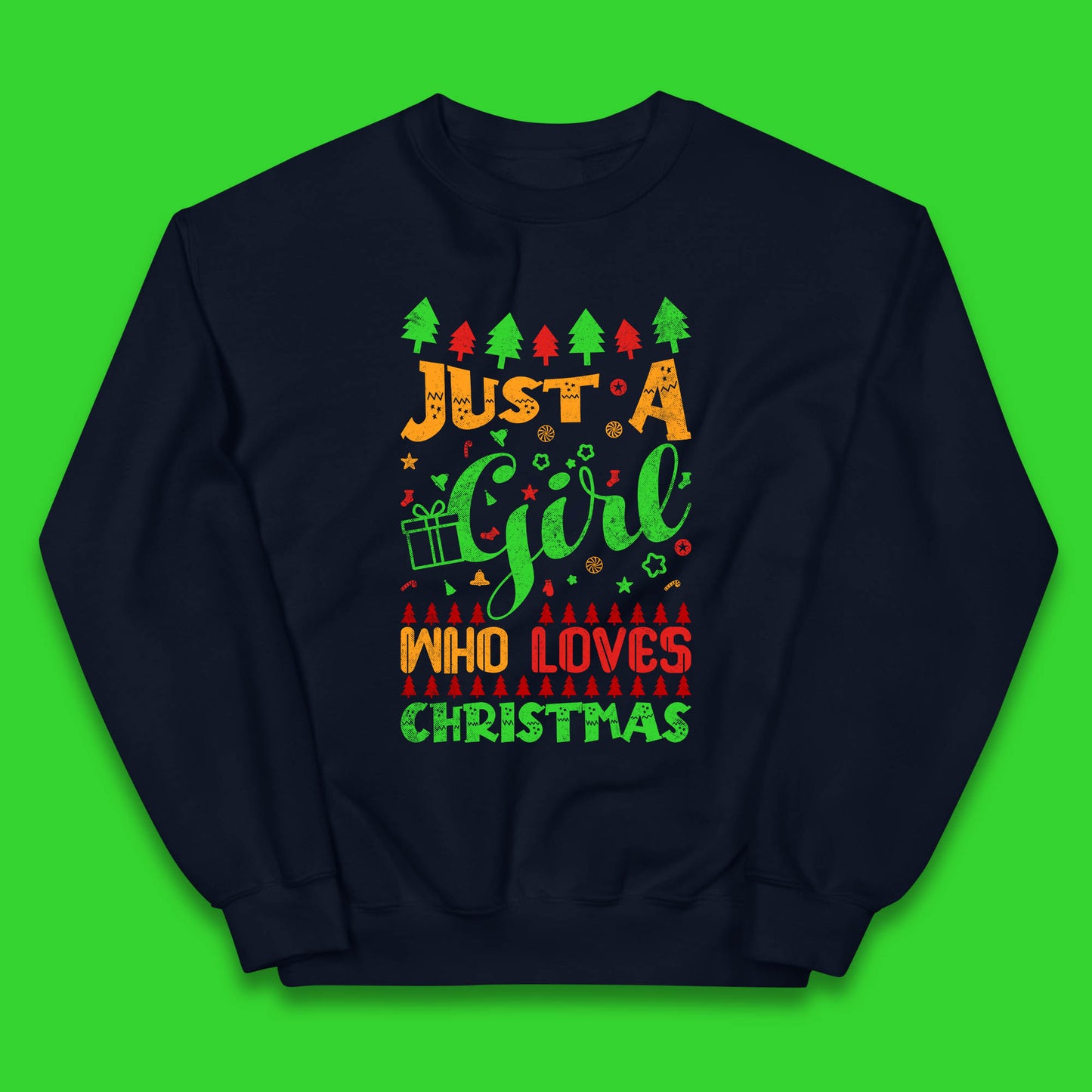 just a girl who loves christmas jumper