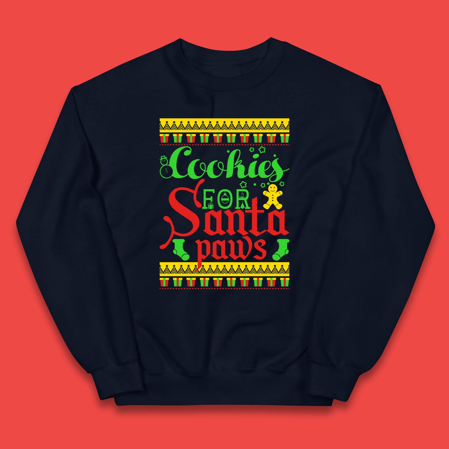 christmas cookies for santa paws jumper