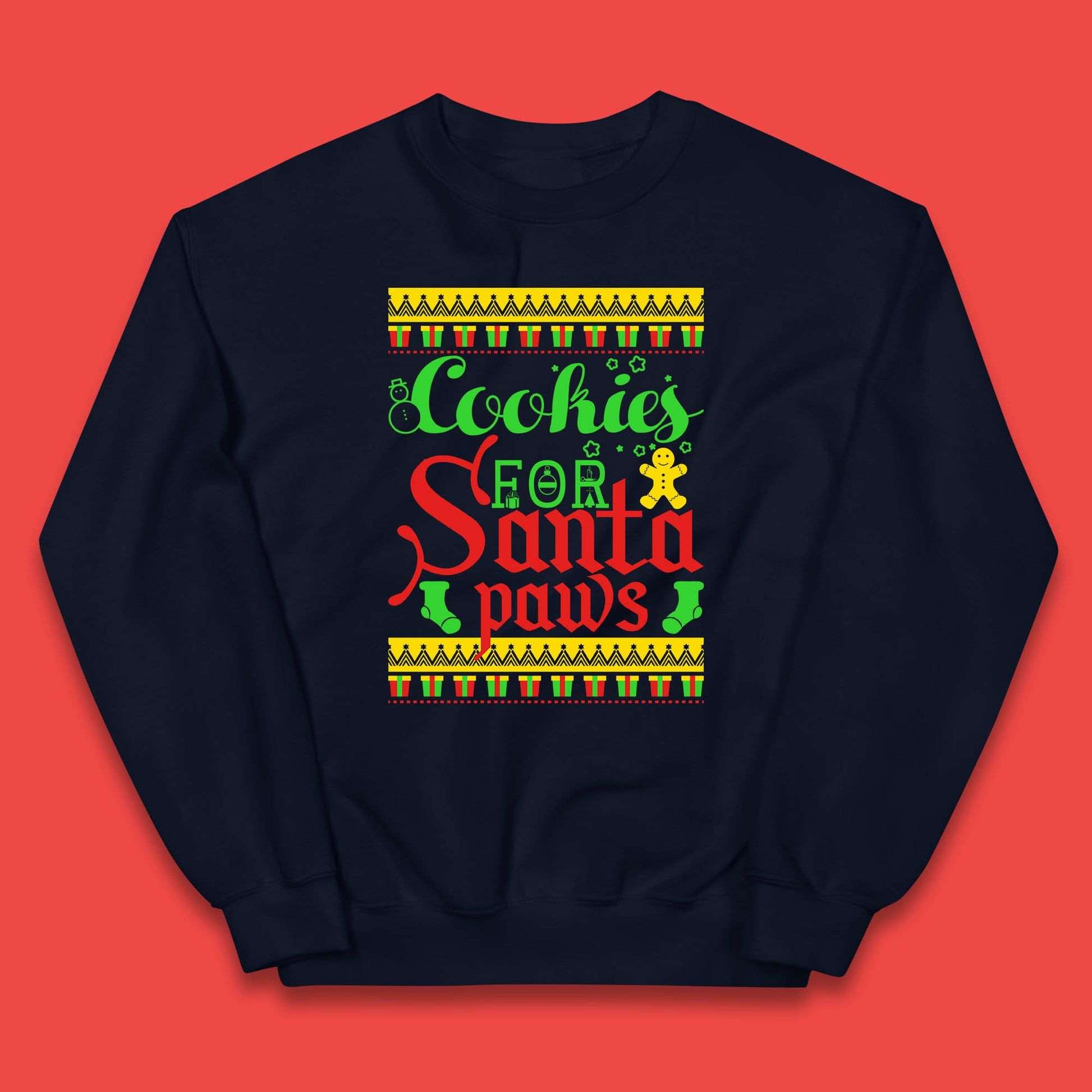 christmas cookies for santa paws jumper