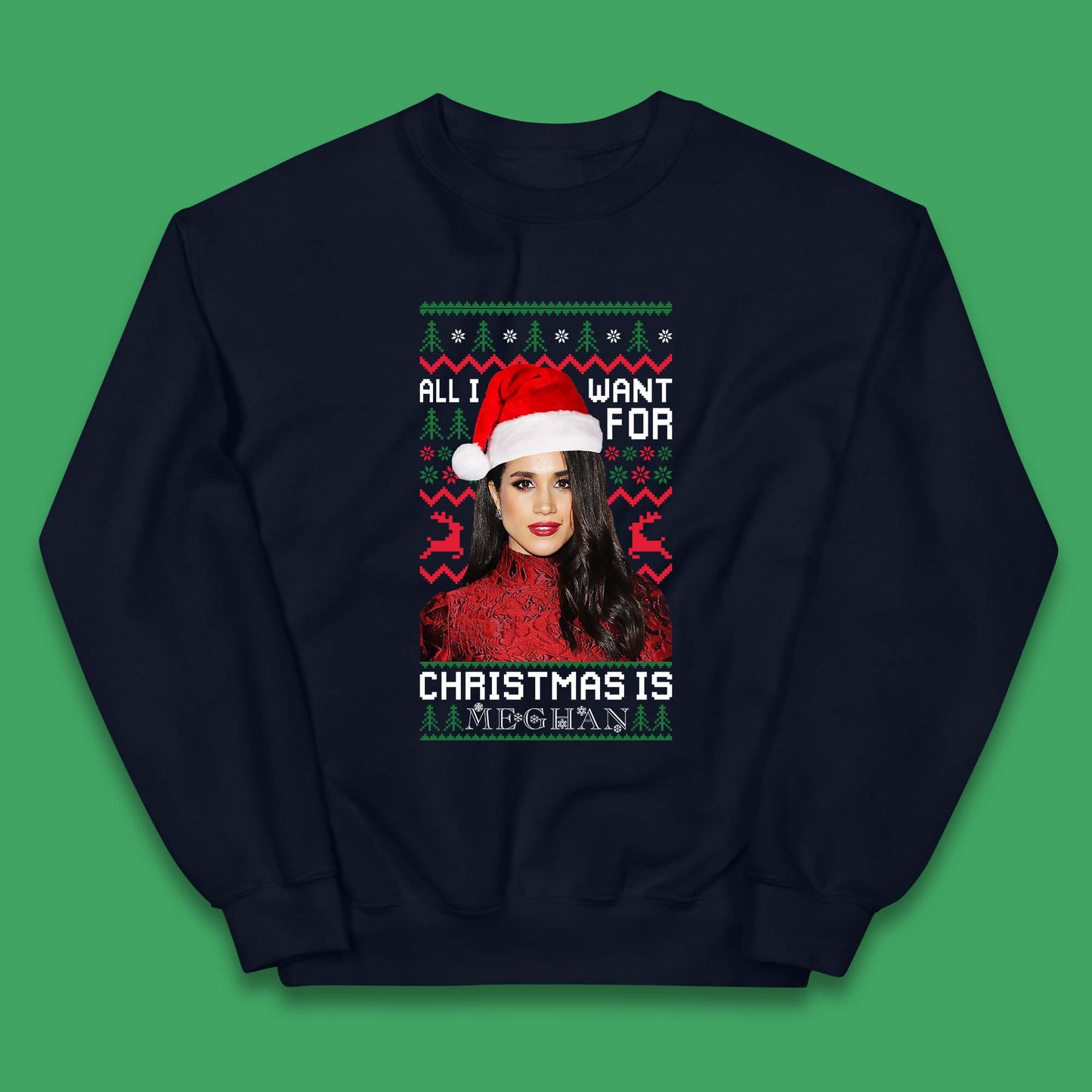 Want Meghan For Christmas Kids Jumper