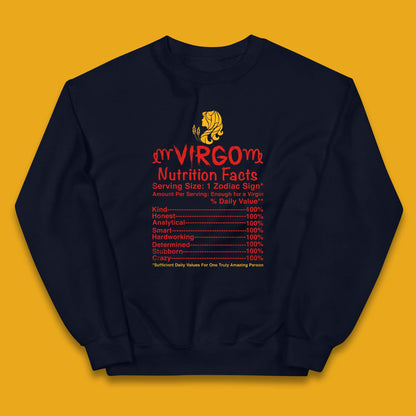Virgo Nutrition Facts Kids Jumper