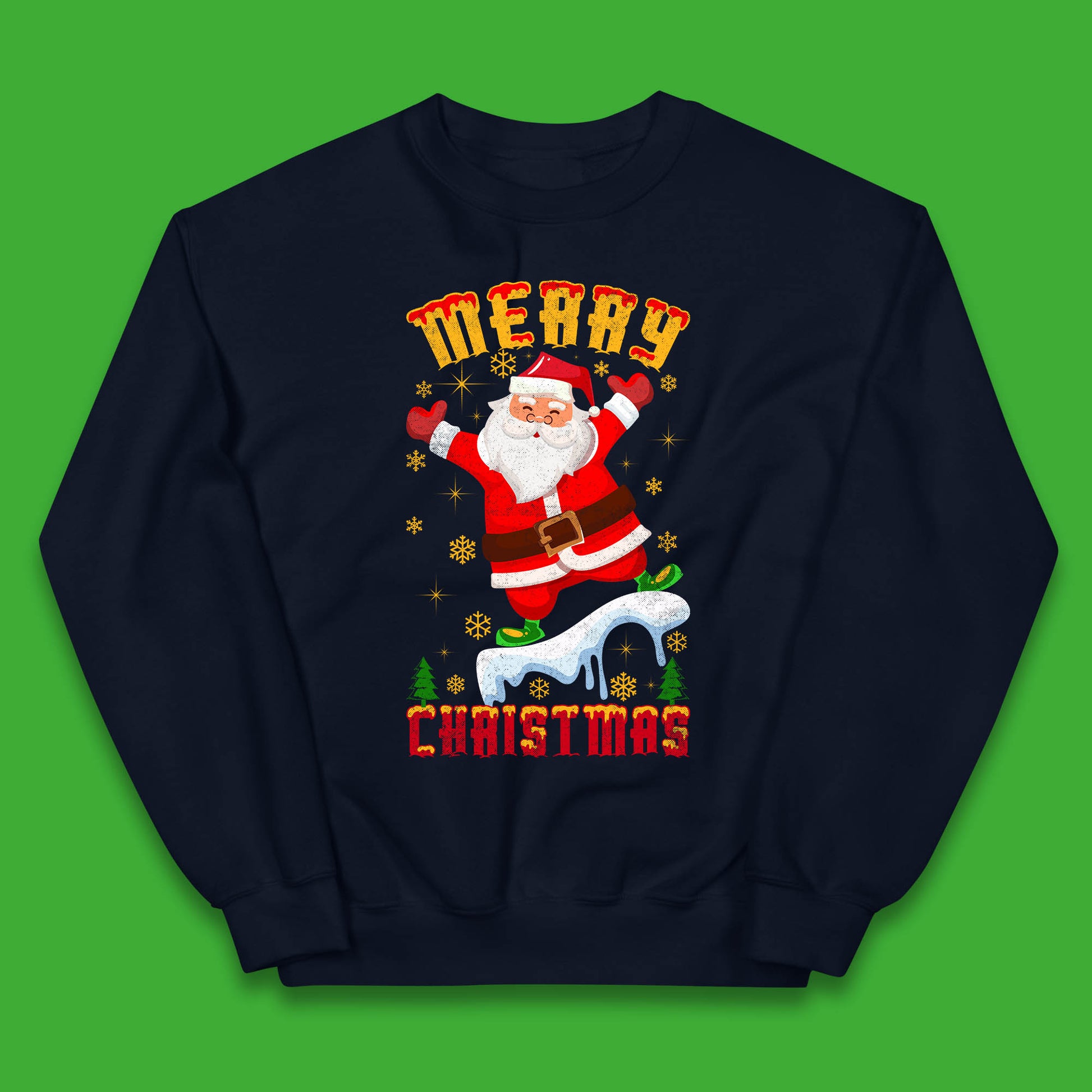 merry christmas santa claus jumper