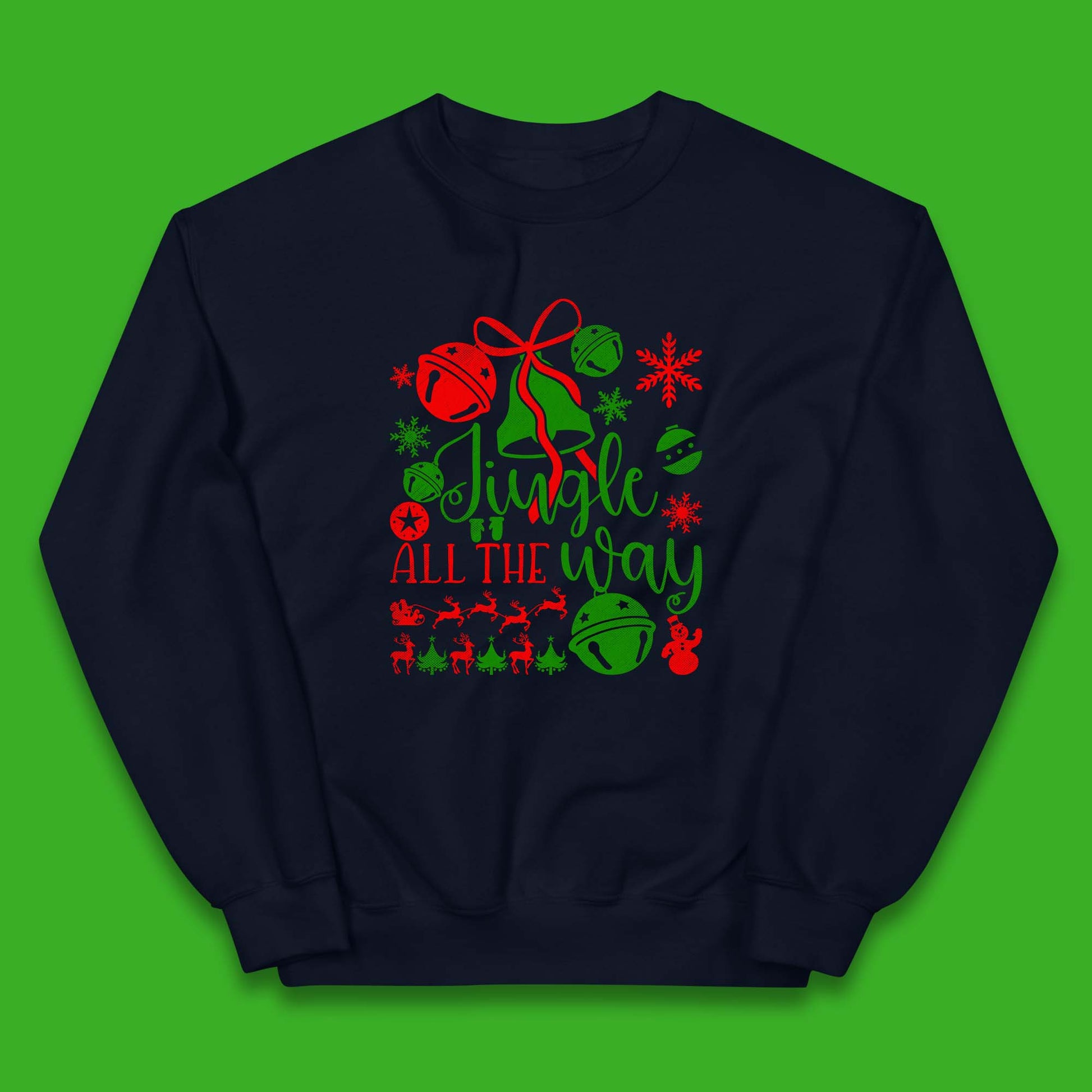 jingle all the way christmas jumper
