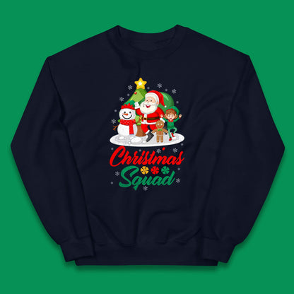 christmas squad santa claus snowman elf gingerbread jumper