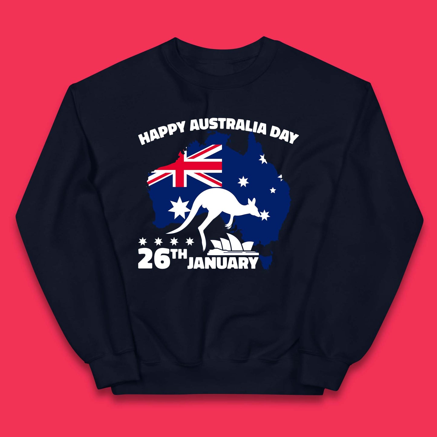 Happy Australia Day 26th January Kids Jumper