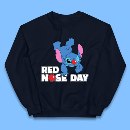 Stitch Red Nose Day Kids Jumper