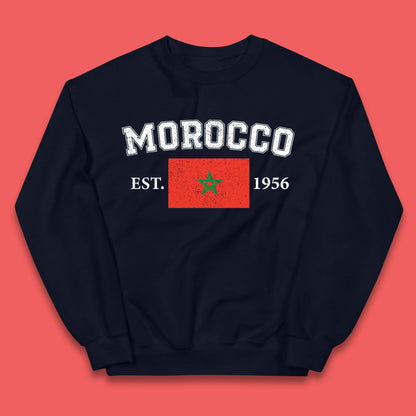 Morocco Est 1956 Kids Jumper