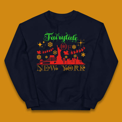 Fairytale Of New York Christmas Kids Jumper