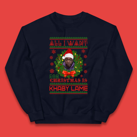 Want Khaby Lame For Christmas Kids Jumper