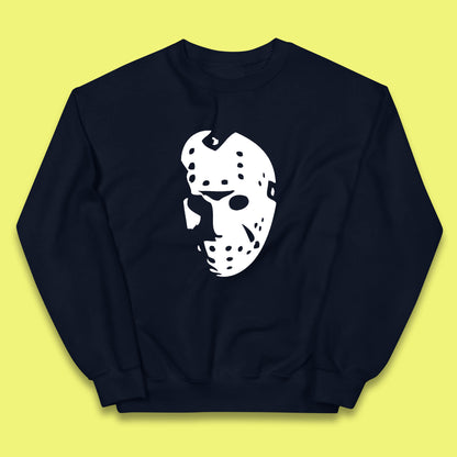 Halloween Jason Voorhees Horror Face Mask Friday The 13th Horror Movie Character Kids Jumper