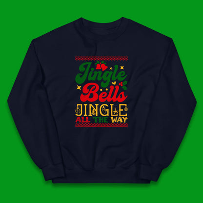 jingle bell christmas kids jumper