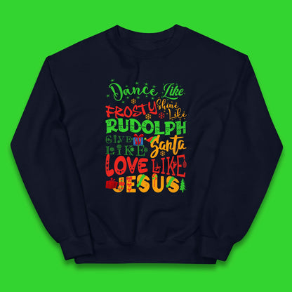 Dance Like Frosty Christmas Kids Jumper