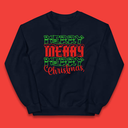 merry merry merry christmas jumper