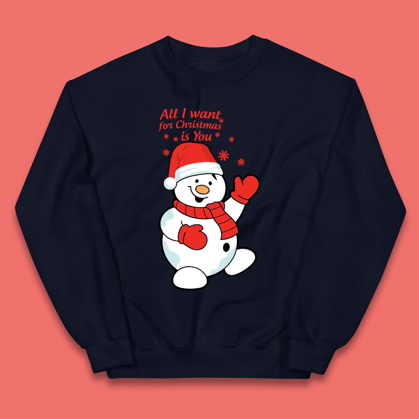 Snowman Christmas Kids Jumper