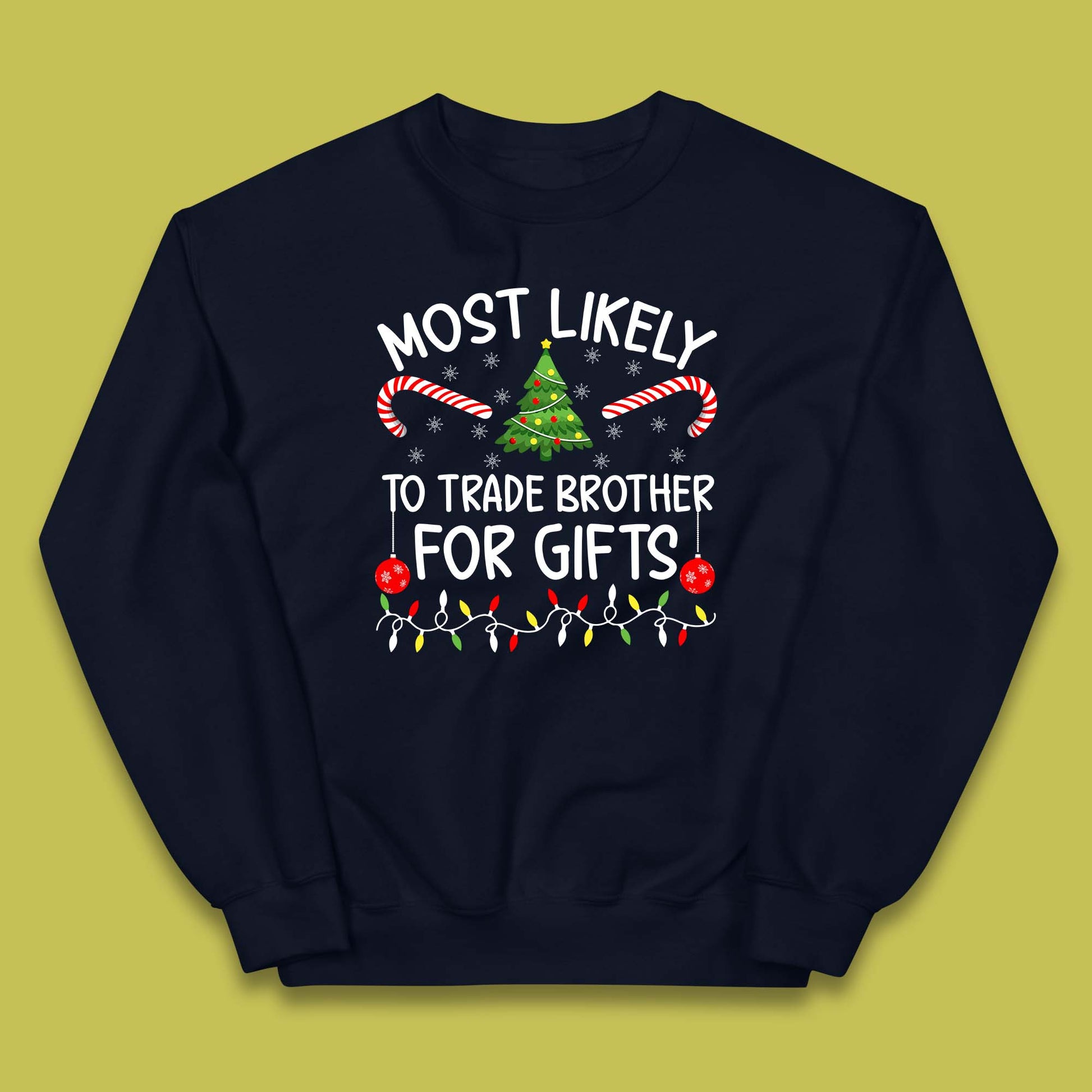 trade brother for christmas gifts jumper