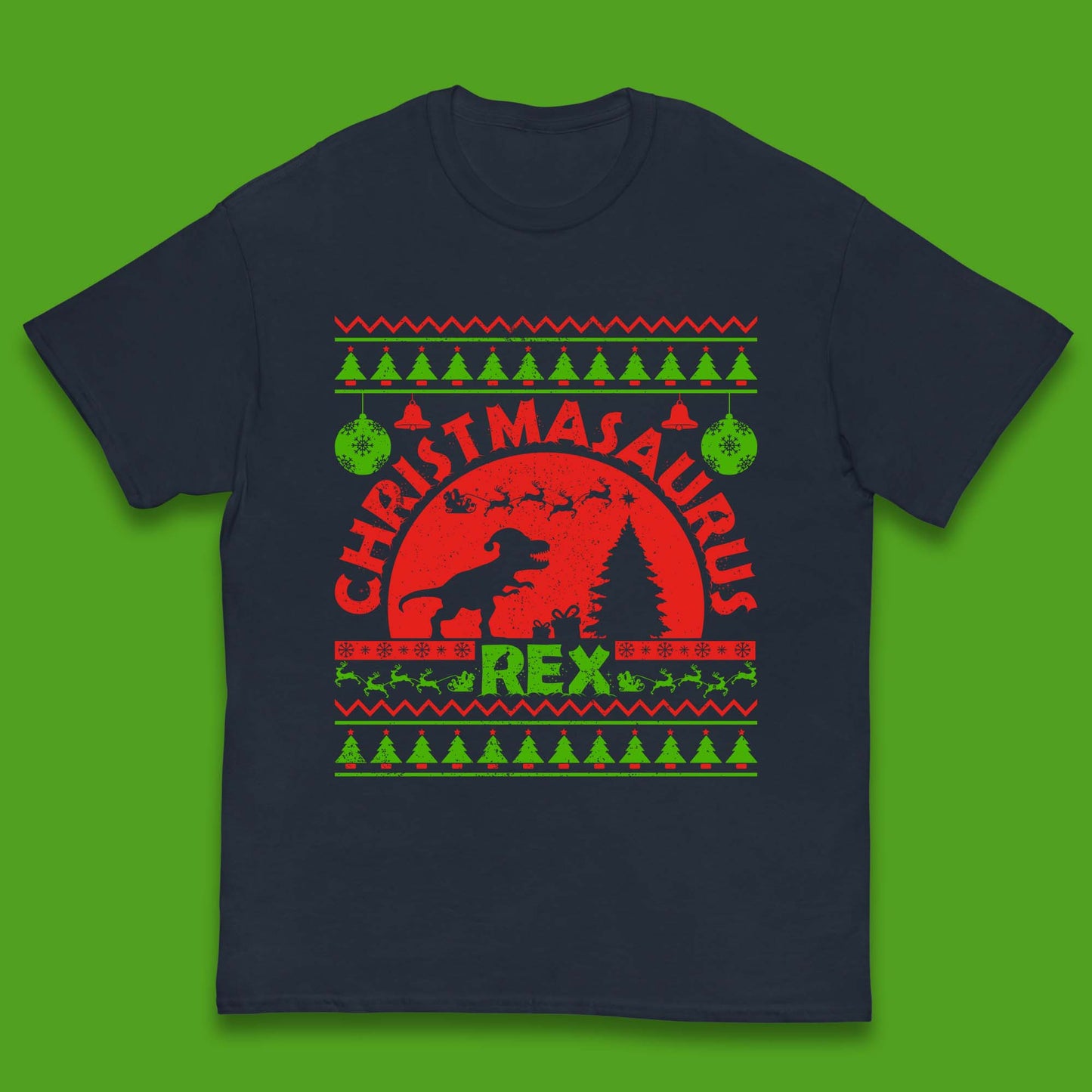 Christmasaurus Rex Kids T-Shirt