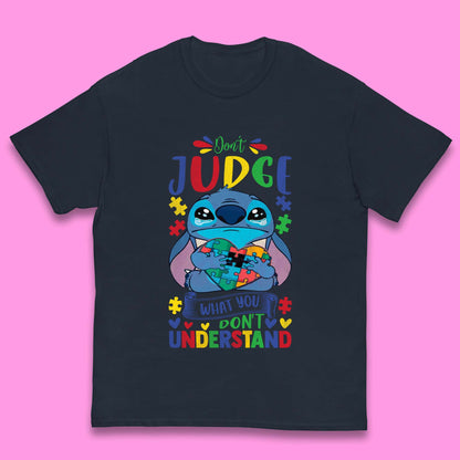 Autism Disney Stitch Kids T-Shirt